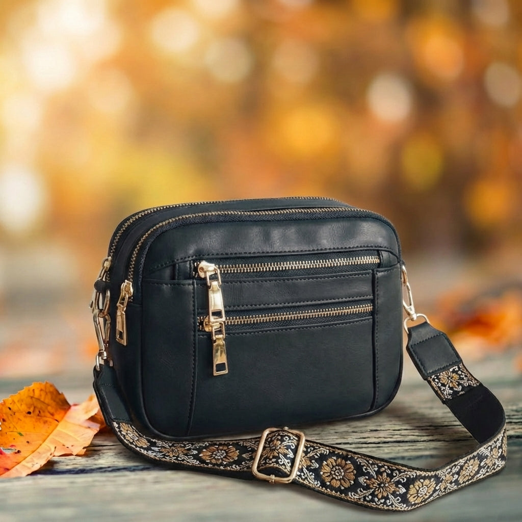 Genuine Leather Crossbody Bag