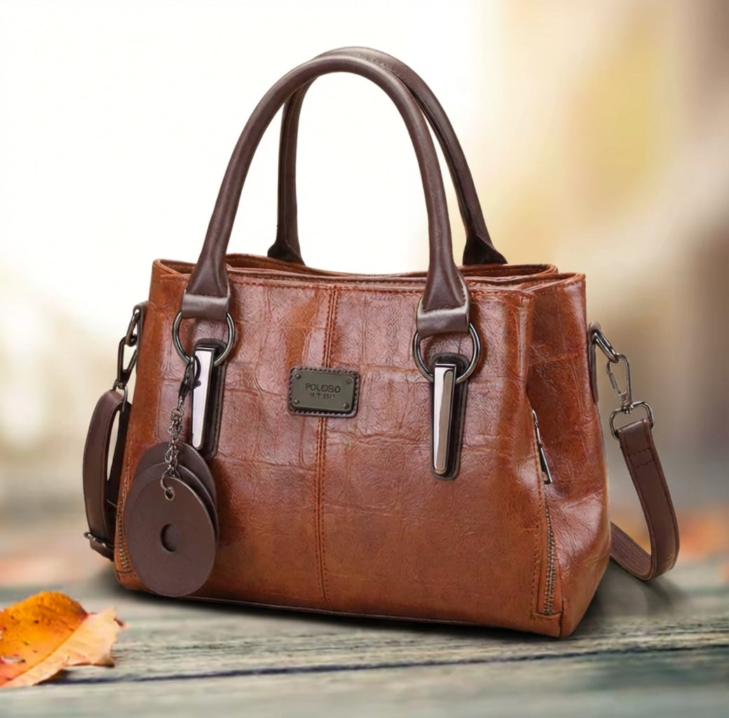 Genuine Leather Crossbody Bag