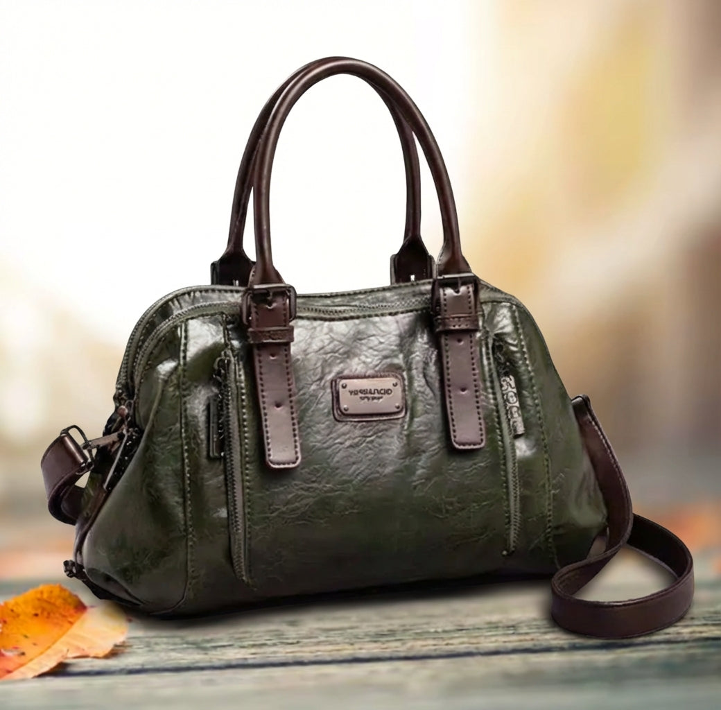 Genuine Leather Crossbody Bag