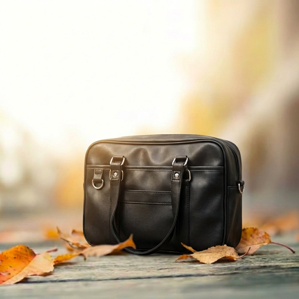 Upgraded pu black small size // limited-time launch